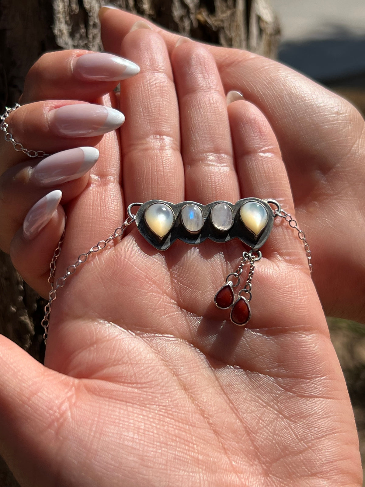 Vampire fang necklace