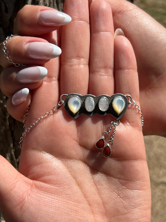 Vampire fang necklace
